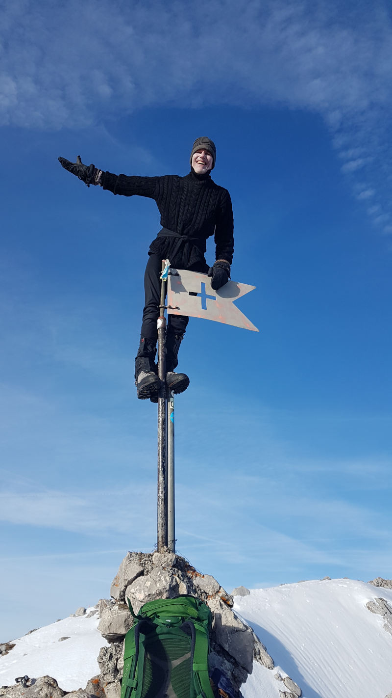 Jeremy figurehead on Wildhauser Schafberg