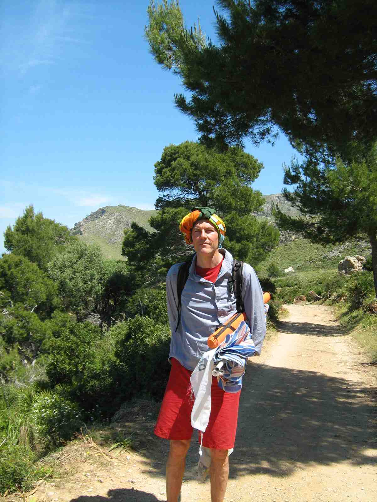 Jeremy as a colourful Tuareg