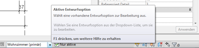 Revit Design Option combo box
