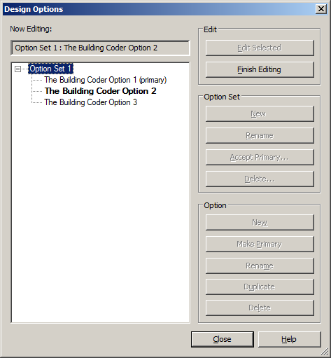 DesignOptionModifier modified the  design option