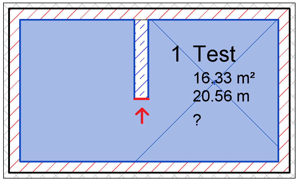 Boundary segment lacking Element