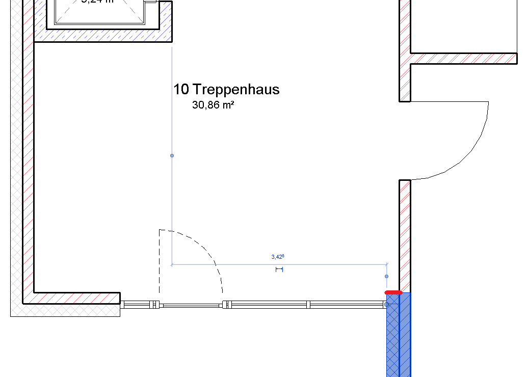 Boundary segment lacking Element
