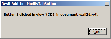 ModifyTabButton command message