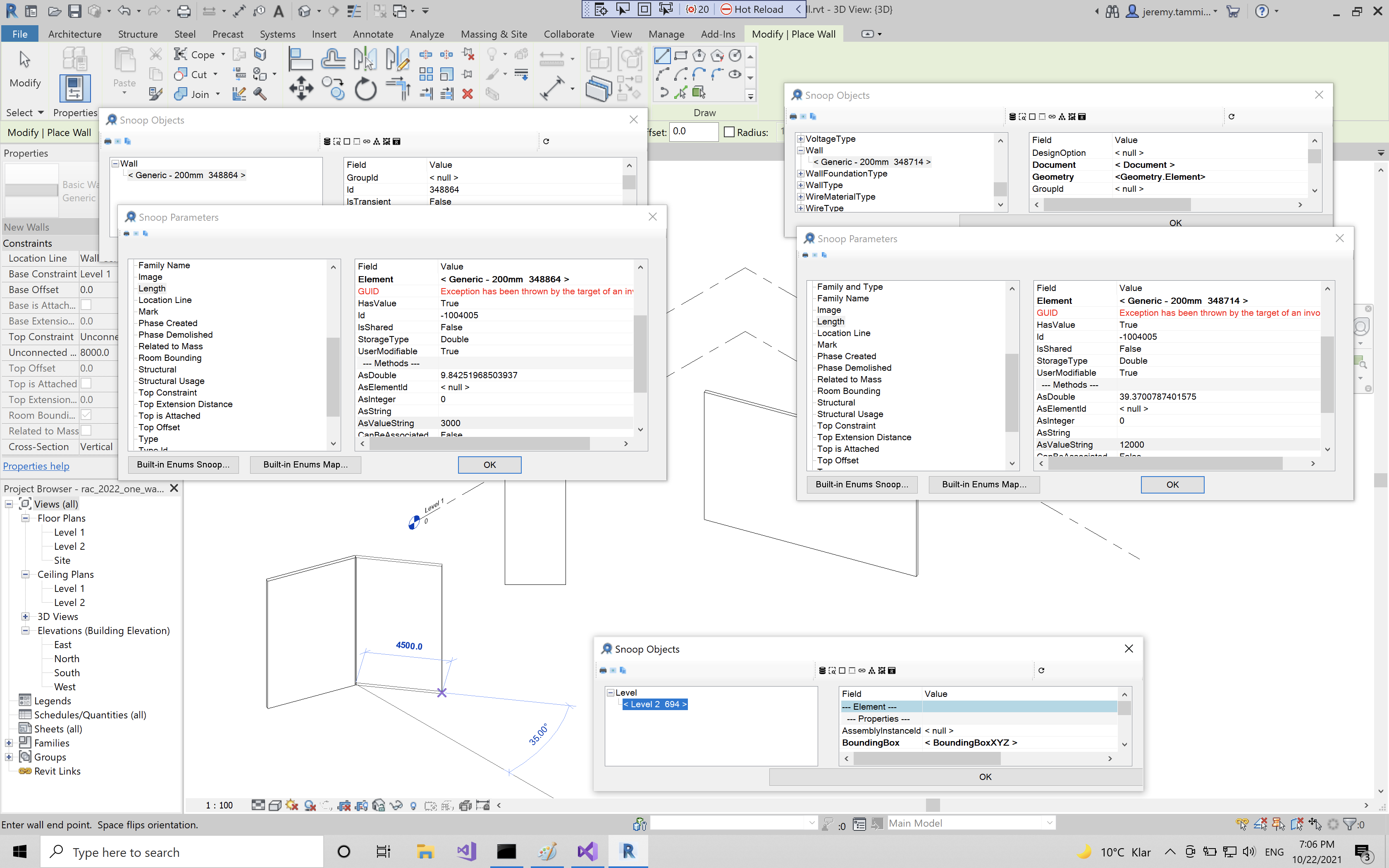 Modeless RevitLookup
