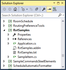 RvtSamples project files
