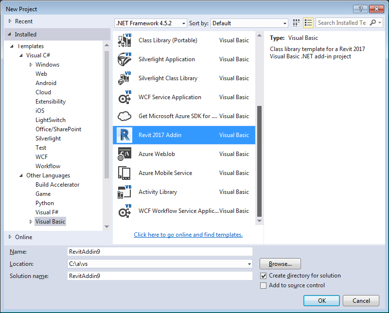 Revit 2017 Add-in Wizards