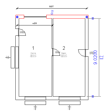 Room Wall Adjacency Floor Plan
