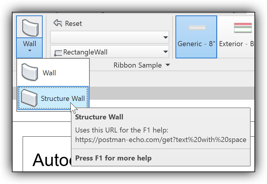 Contextual help test URL