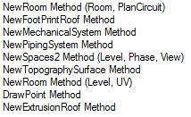 Revit API calls that regenerate the model