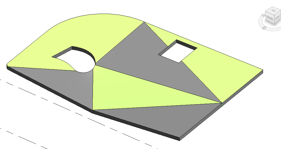 Area of wall opening