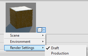 Render settings