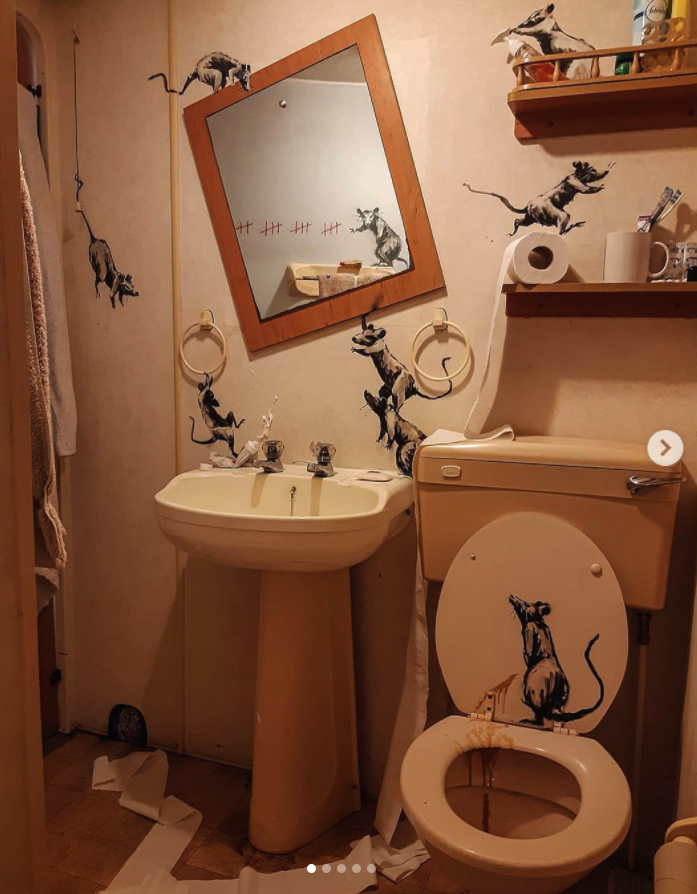 Banksy working from home