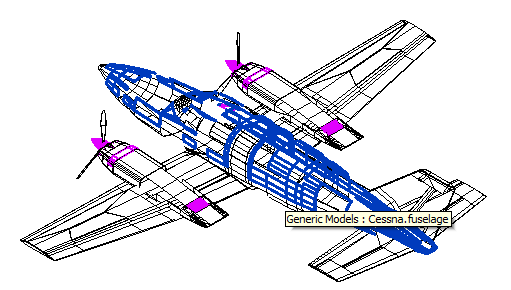 Cessna with groups and missing faces