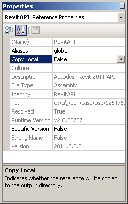 Copy Local flag in a C# project