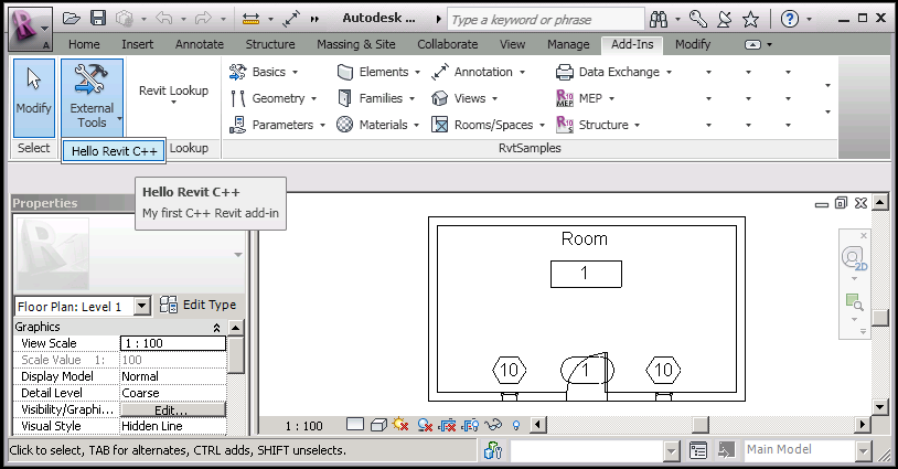 Launching the external command