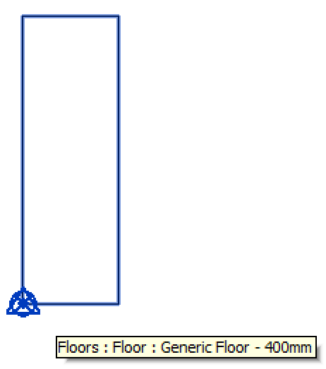 Sloped floor site view