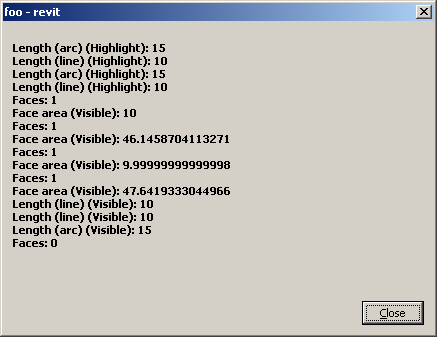 Sample curtain wall result