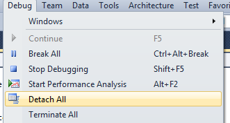 Detach all processes