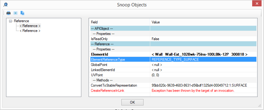 Dimension reference stable representation