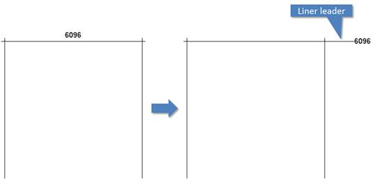 Dimension with leader