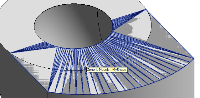 DirectShape from face