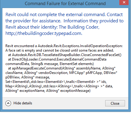 Original shopping cart exception