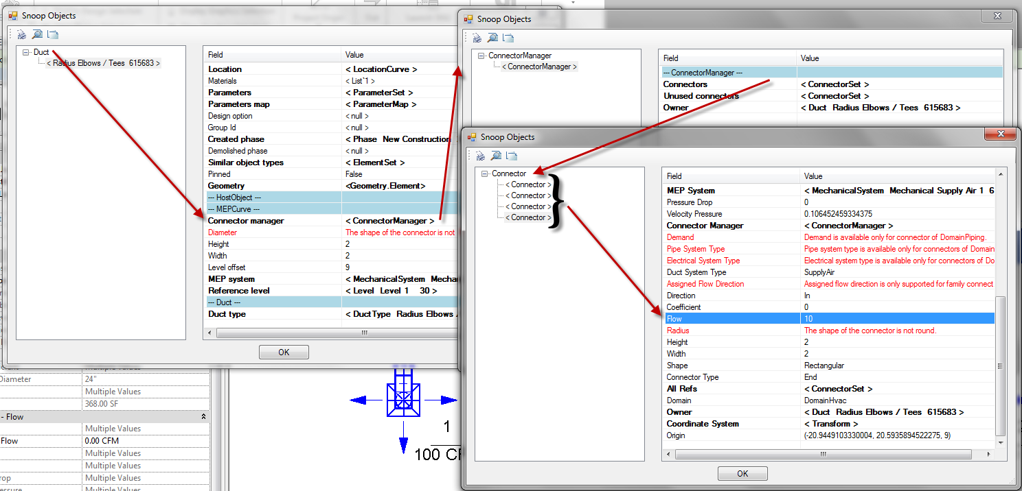 Snooping max flow on duct