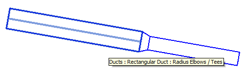 Two ducts and a transition