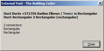 Duct shape and all its connector shapes