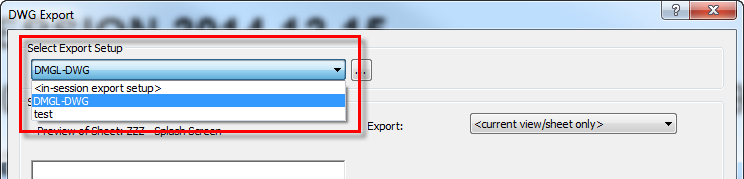 DWG export