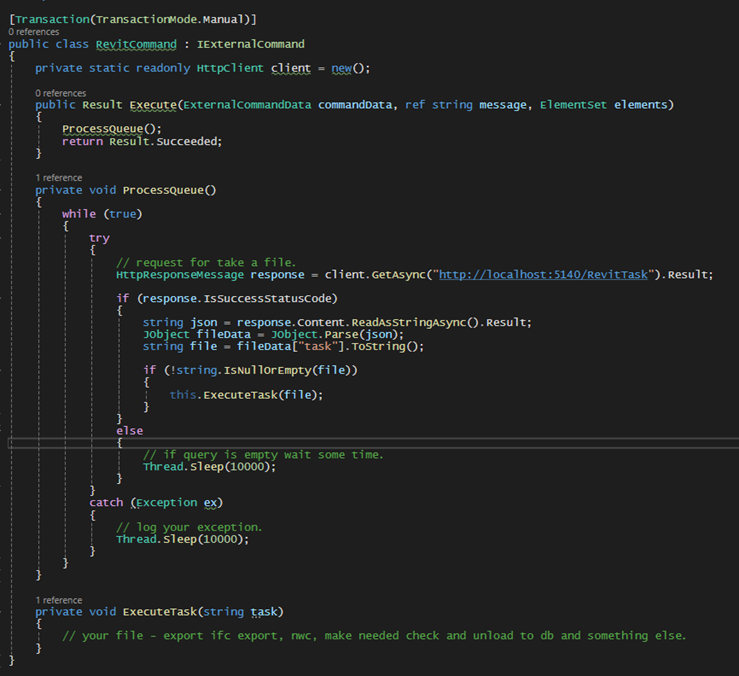 Revit Parallel Task Orchestration on the Server