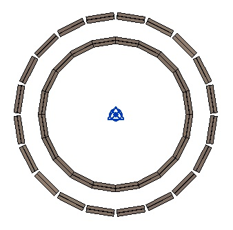 Girders with cutback and miter joins