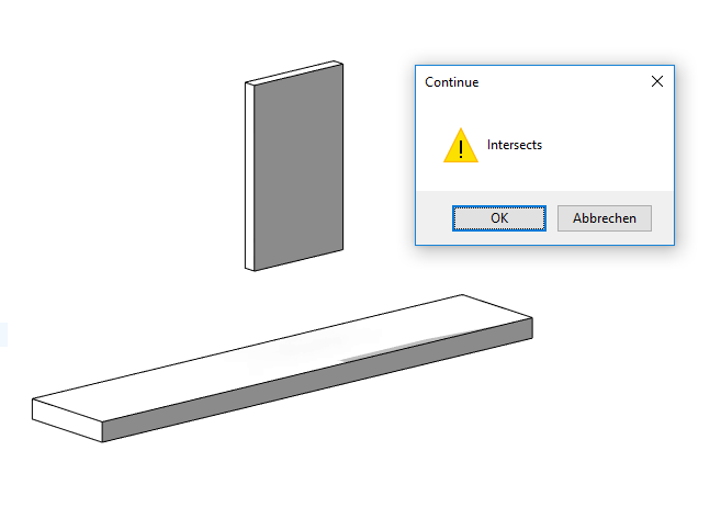 Non-intersecting faces