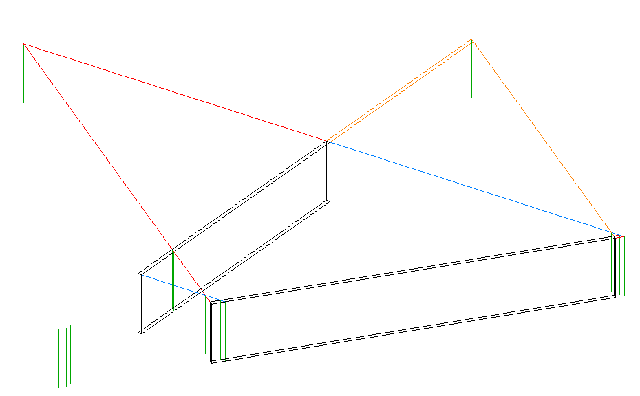 Unbounded face intersections between two walls