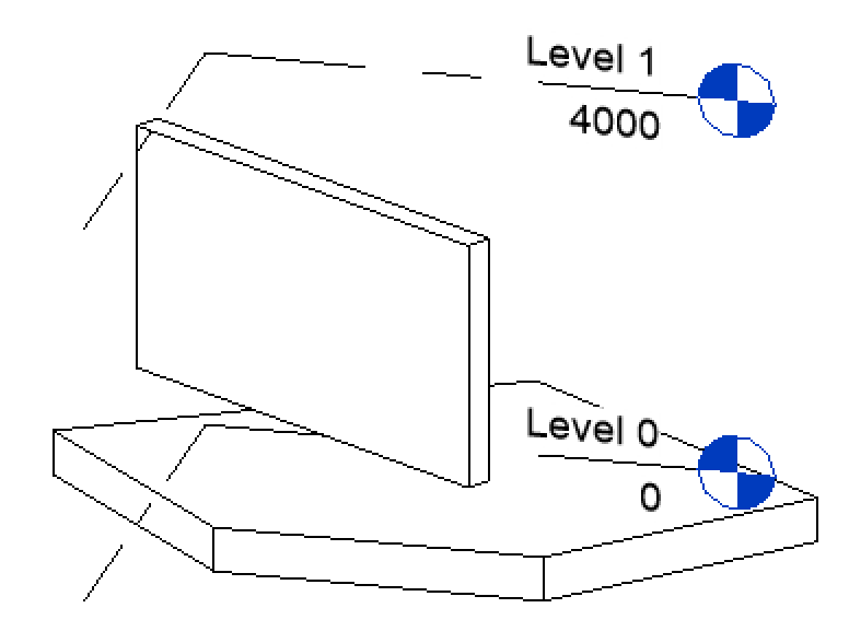 Disjunct floor and wall