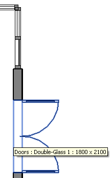 Sample project door instance