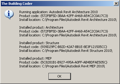 Revit install locations