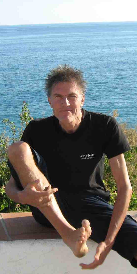 Leaving the beach in Nerja