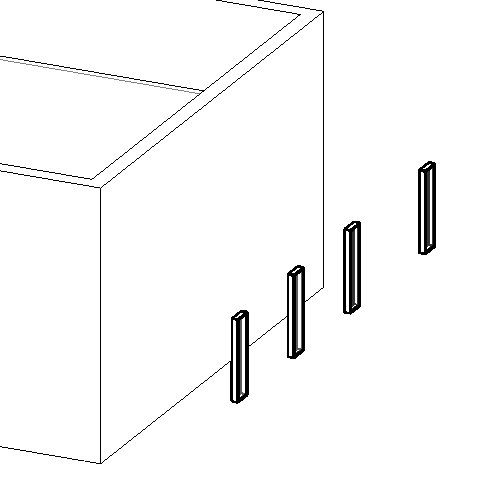 Lighting fixture on reference plane