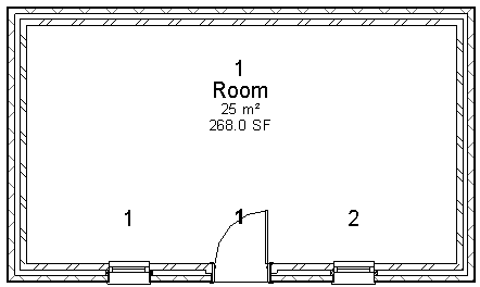 Little house plan view