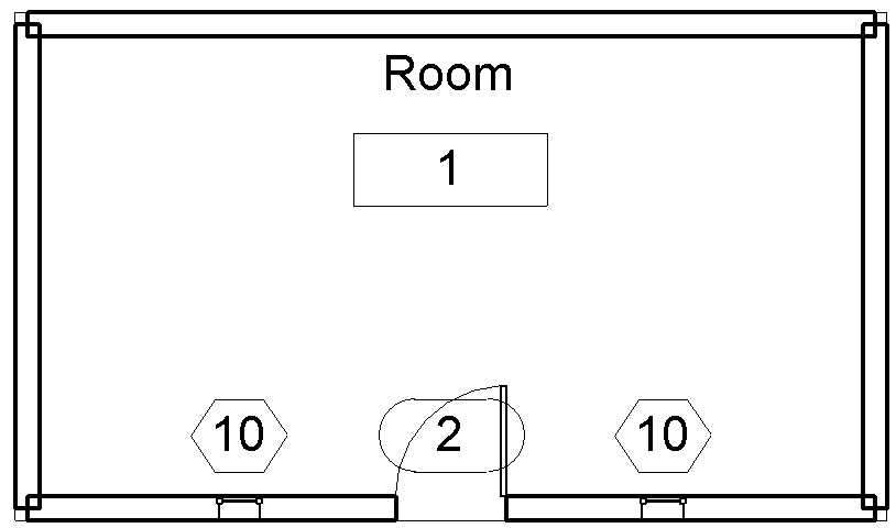 Little house with unjoined walls