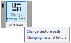 Ribbon panel and command