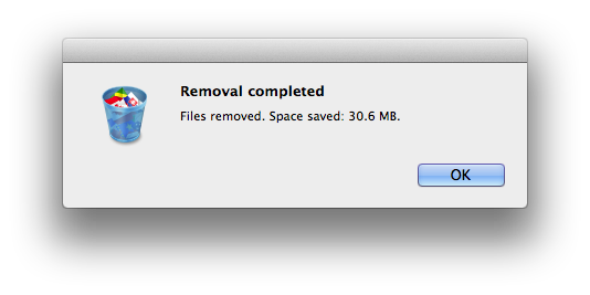 Unused architecture resources consume 30 MB