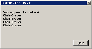 Nested furniture instances