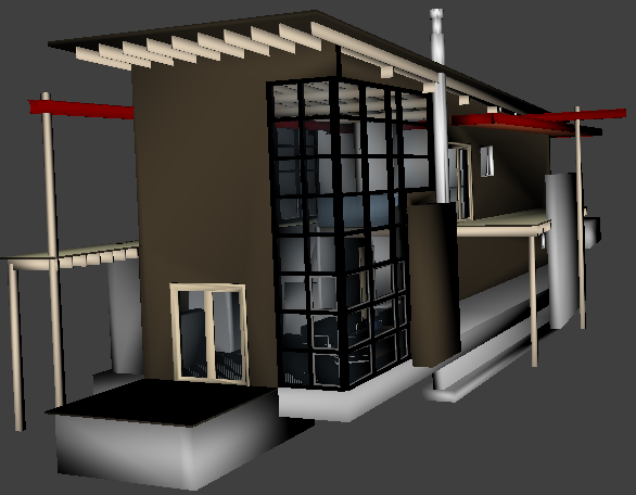 Sample model with transparency