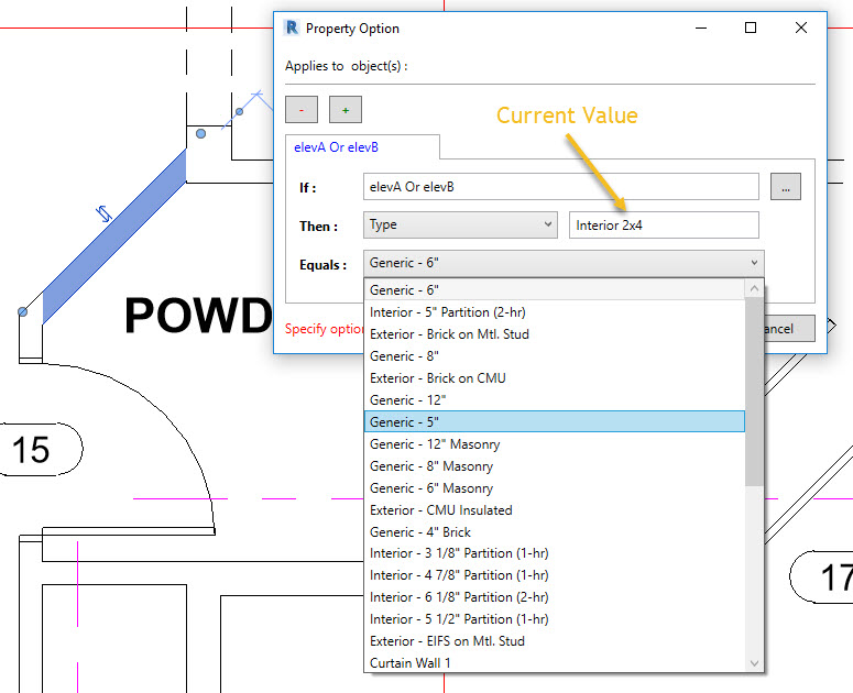 Possible ElementId parameter values