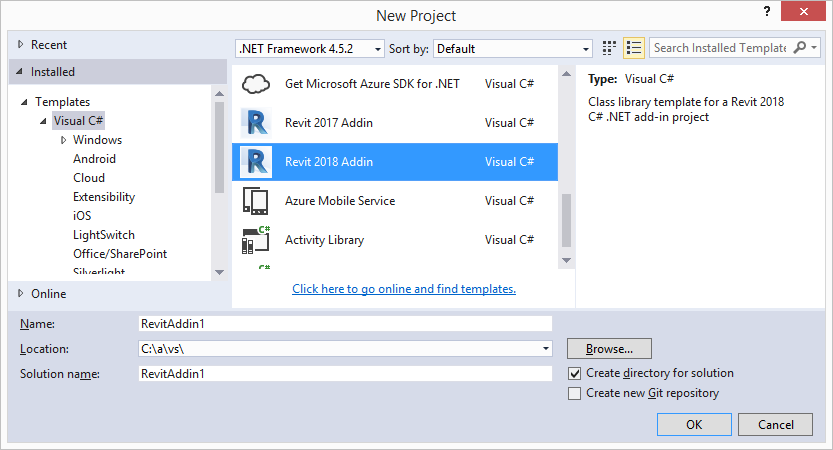 Revit 2018 Add-in Wizards