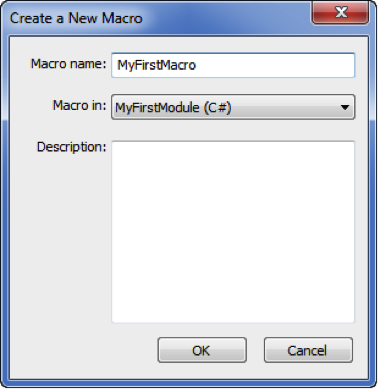 Create new macro