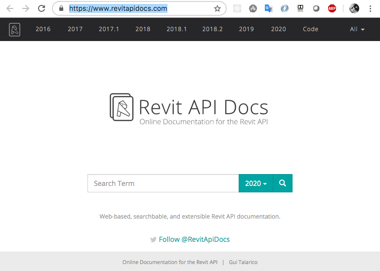RevitApiDocs 2020