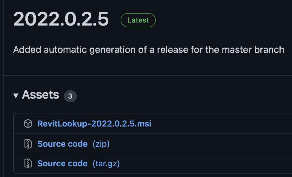 RevitLookup 2022.0.2.5